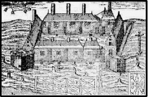 Ancien plan de la ville de La Rochelle, France